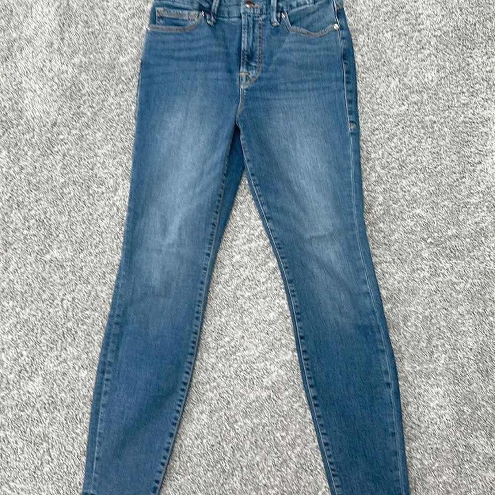 Good American Blue 615 Skinny Jeans
